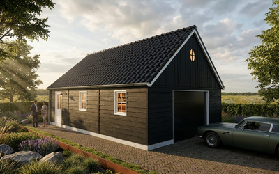 Houten garage type Ede