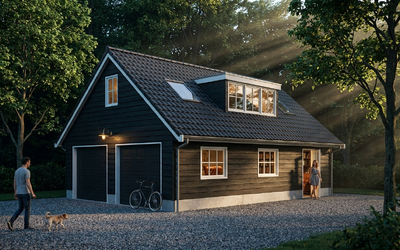 Houten garage Heiloo