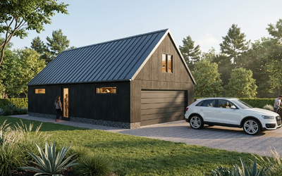 Houten garage type Alkmaar