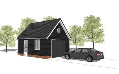 Houten garage Gorssel