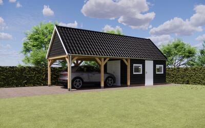 Houten schuur Twijzel