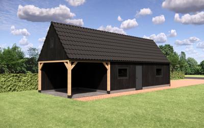 Houten schuur Nooitgedacht