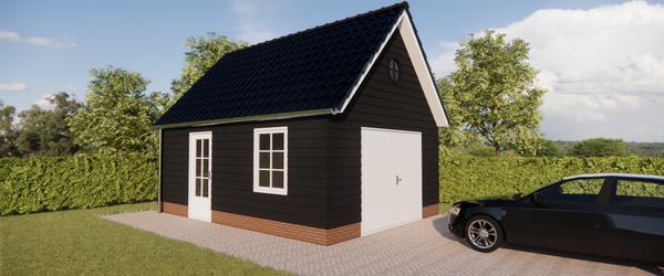 Houten garage Gorssel